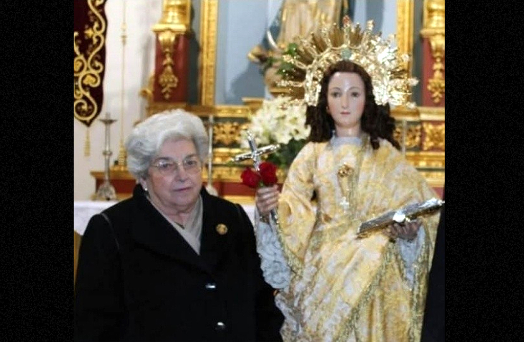 Joaquina Arnao Quadros es nombrada Camarera de Honor de Santa Eulalia